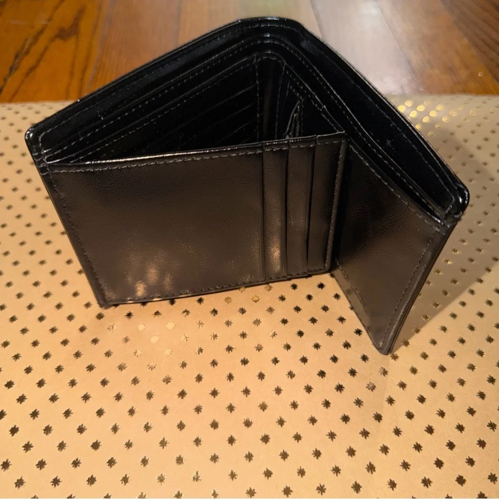 🆕 NEW Men's Genuine Leather Black Wallet